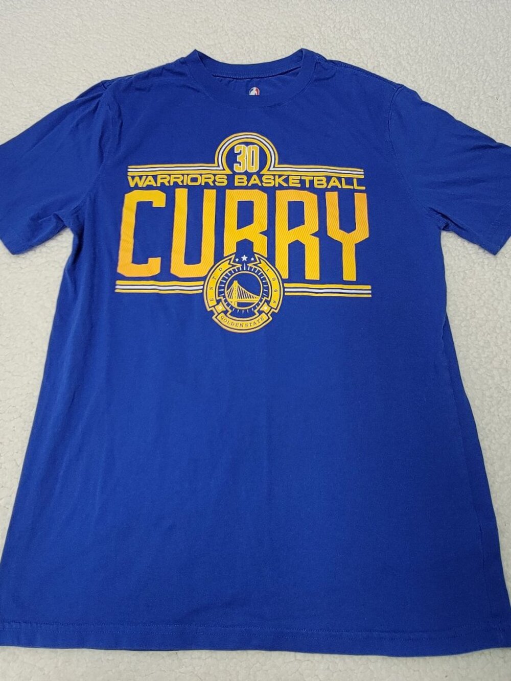 Stephen Curry #30 Golden State Warriors Blue NBA Graphic Tee